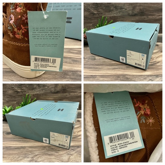 Toms Alpine Faux Shearling Water Resistant Boots - Picture 11 of 11